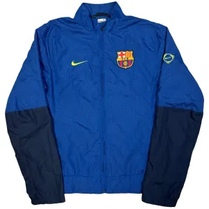 Nike Barcelona 2009/10 Tracksuit Top In Blue ( M )