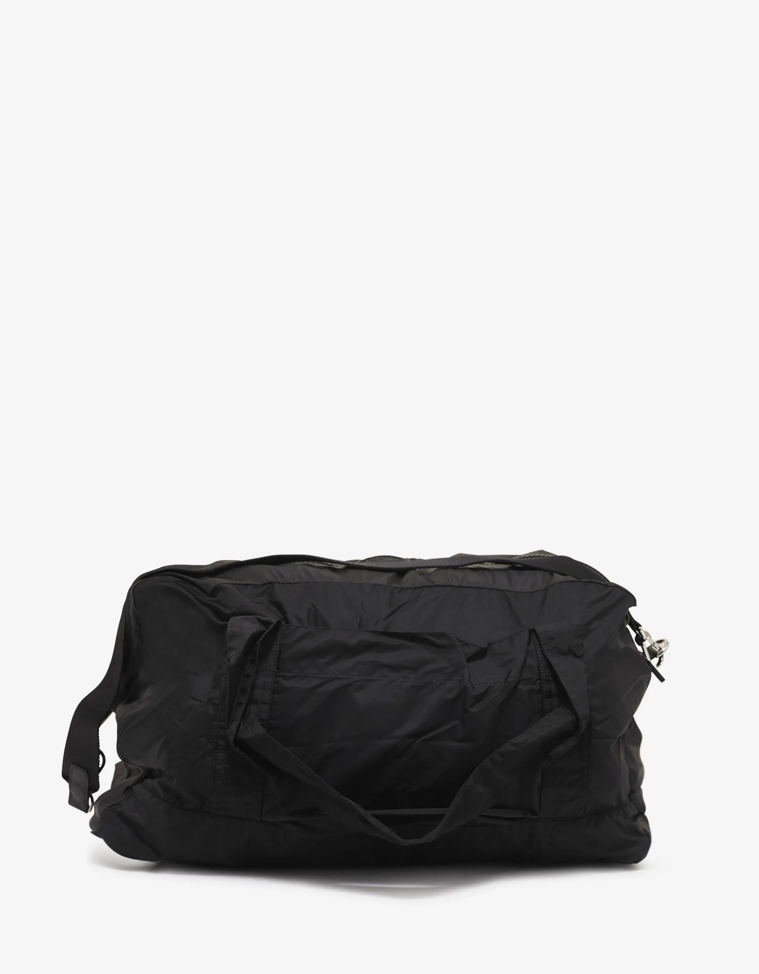 Nivelle Black Nylon Logo Holdall