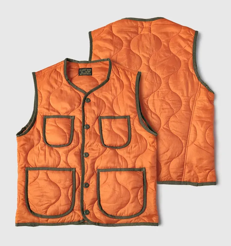 Nylon Quilted Military Uniform Lightweight Men's Vest