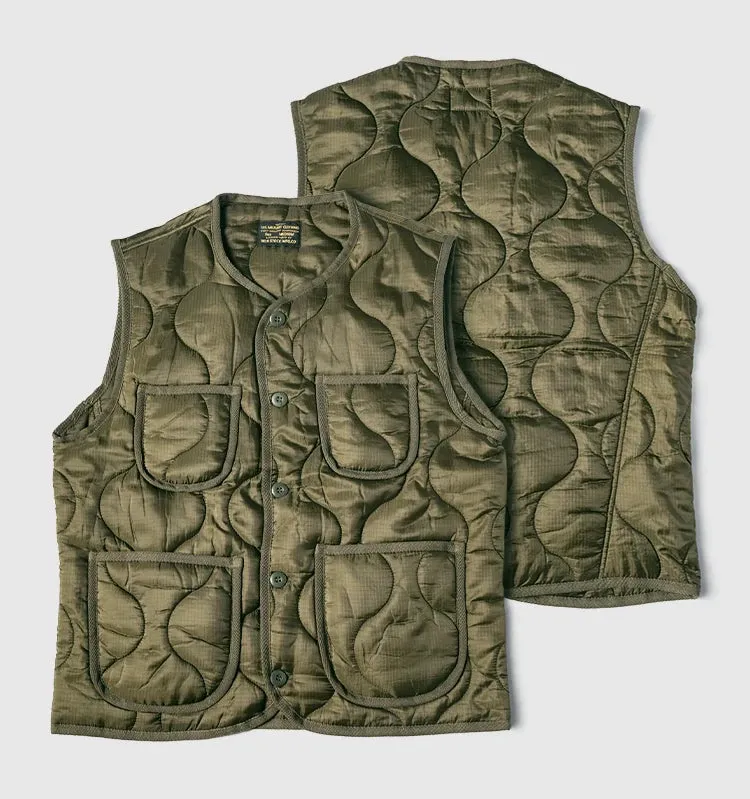 Nylon Quilted Military Uniform Lightweight Men's Vest