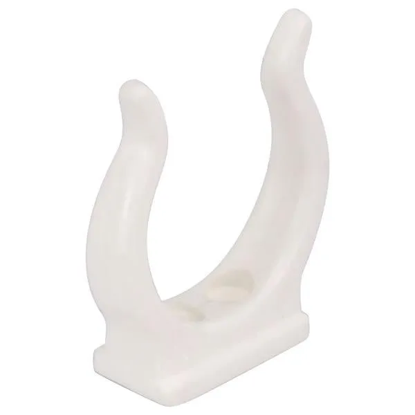 Nylon White Tube Clip