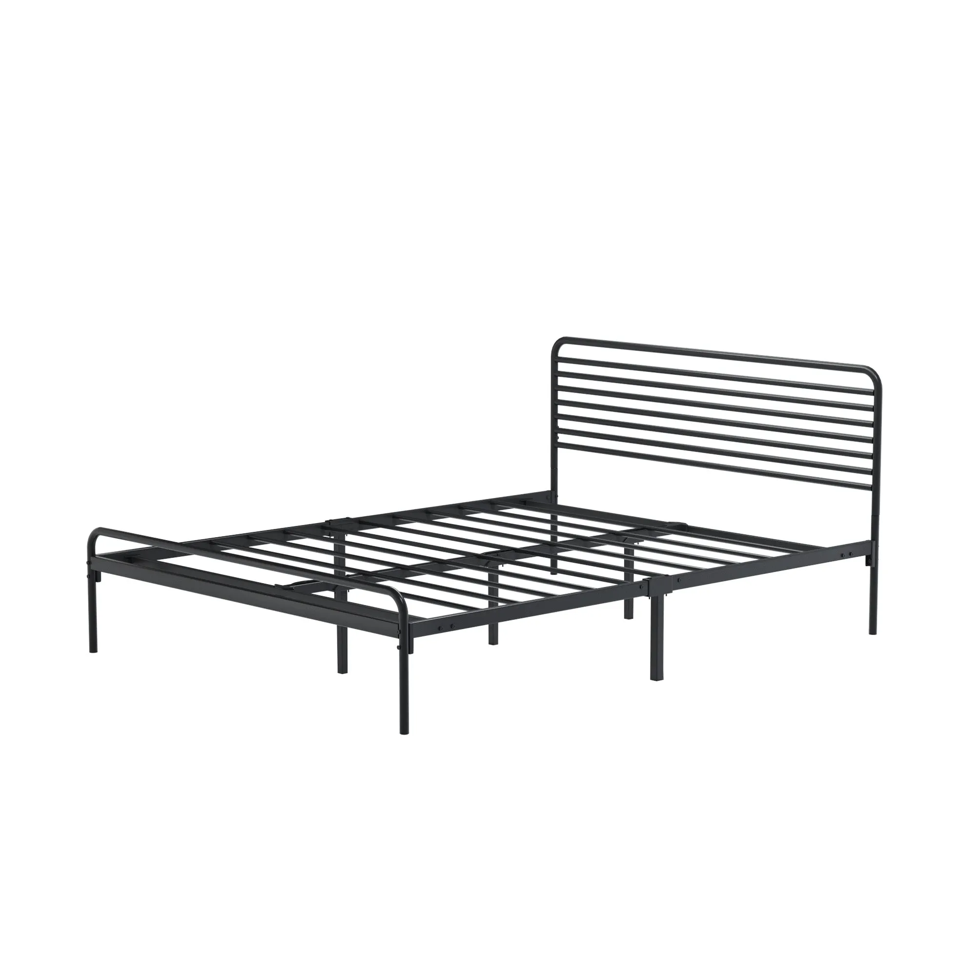 Oikiture Metal Bed Frame Double Size Bed Base Beds Platform