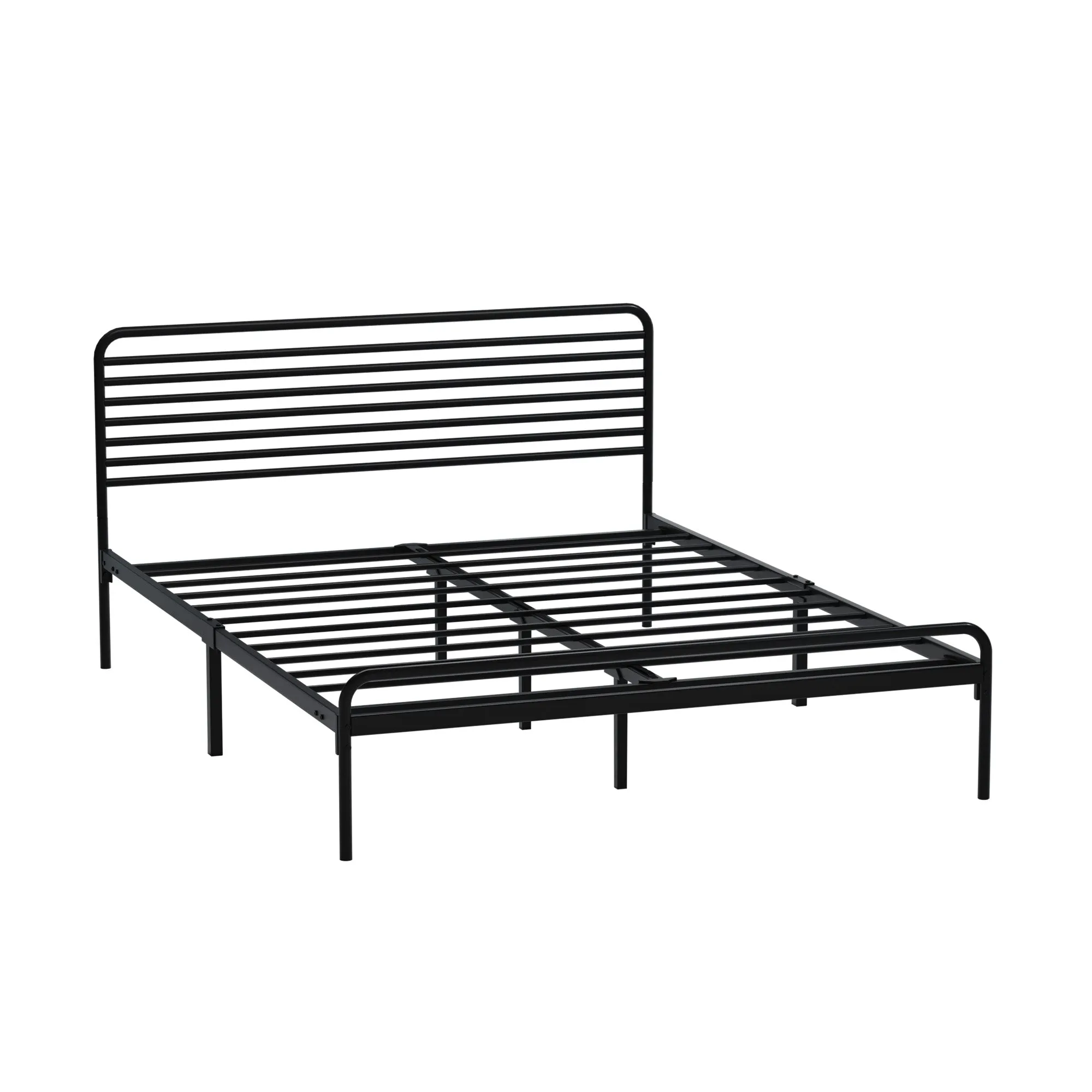 Oikiture Metal Bed Frame Double Size Bed Base Beds Platform