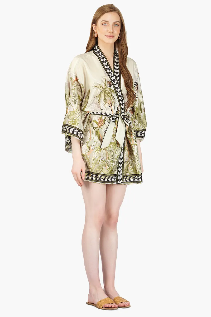 Olivia Printed Kimono Cover up