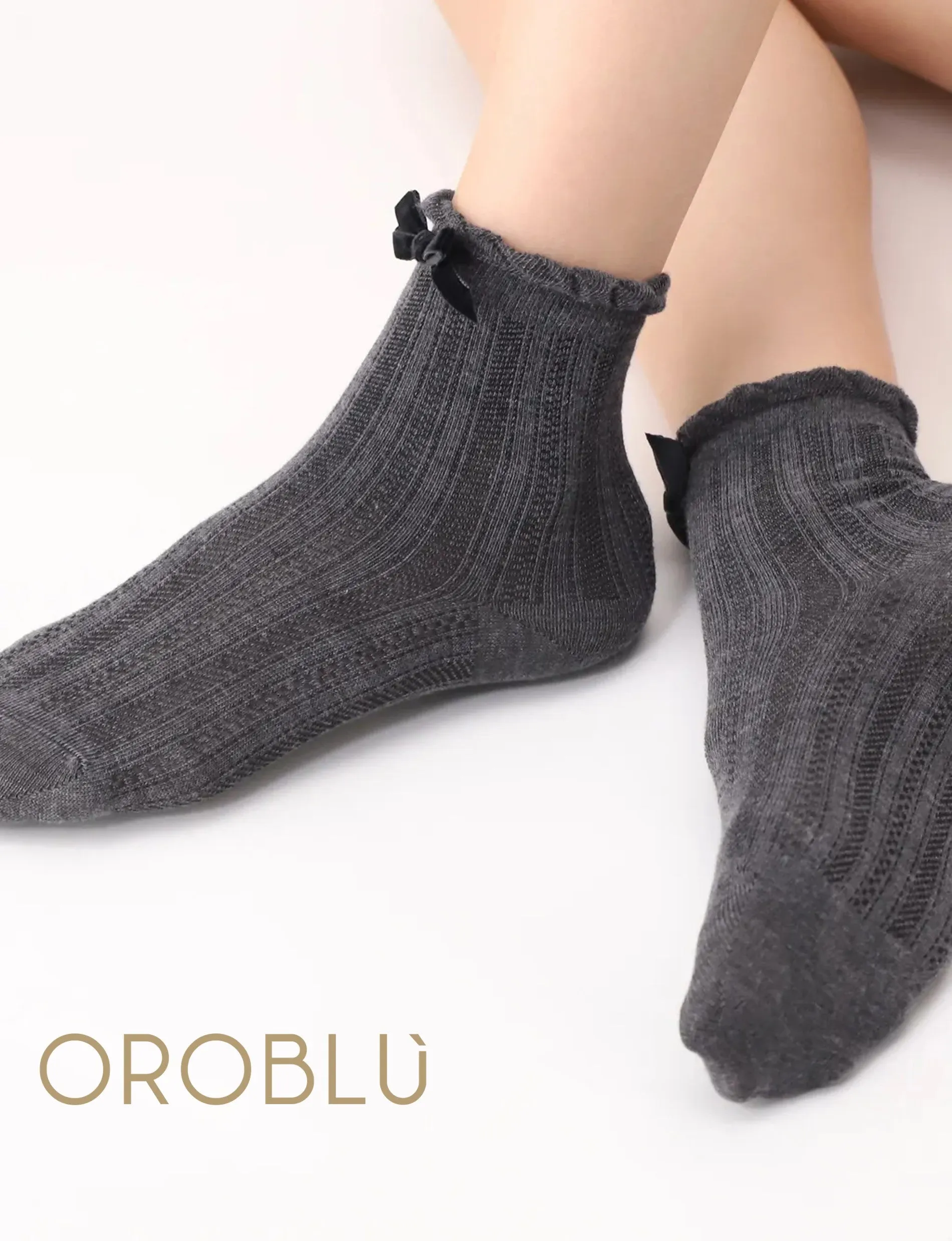 Oroblu Papillion Sock Black VOBC67933