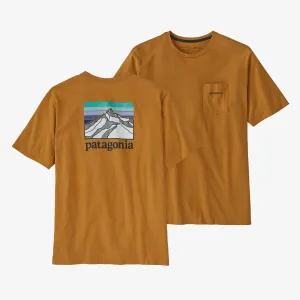 Patagonia Mens Line Logo Ridge Pocket Responsibili Tee