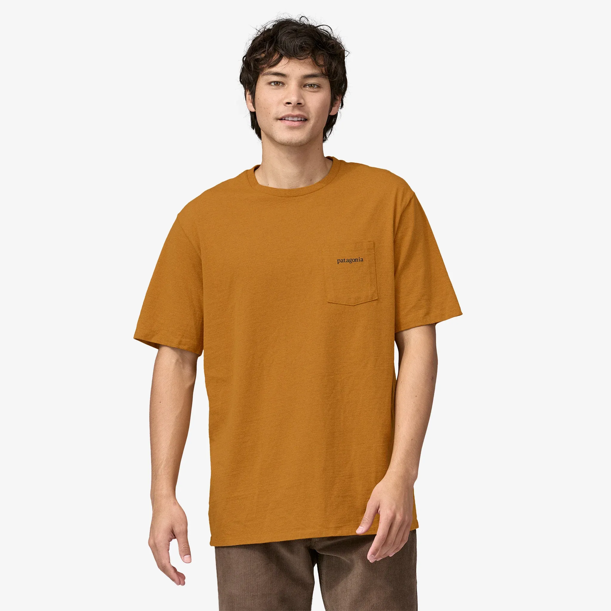 Patagonia Mens Line Logo Ridge Pocket Responsibili Tee