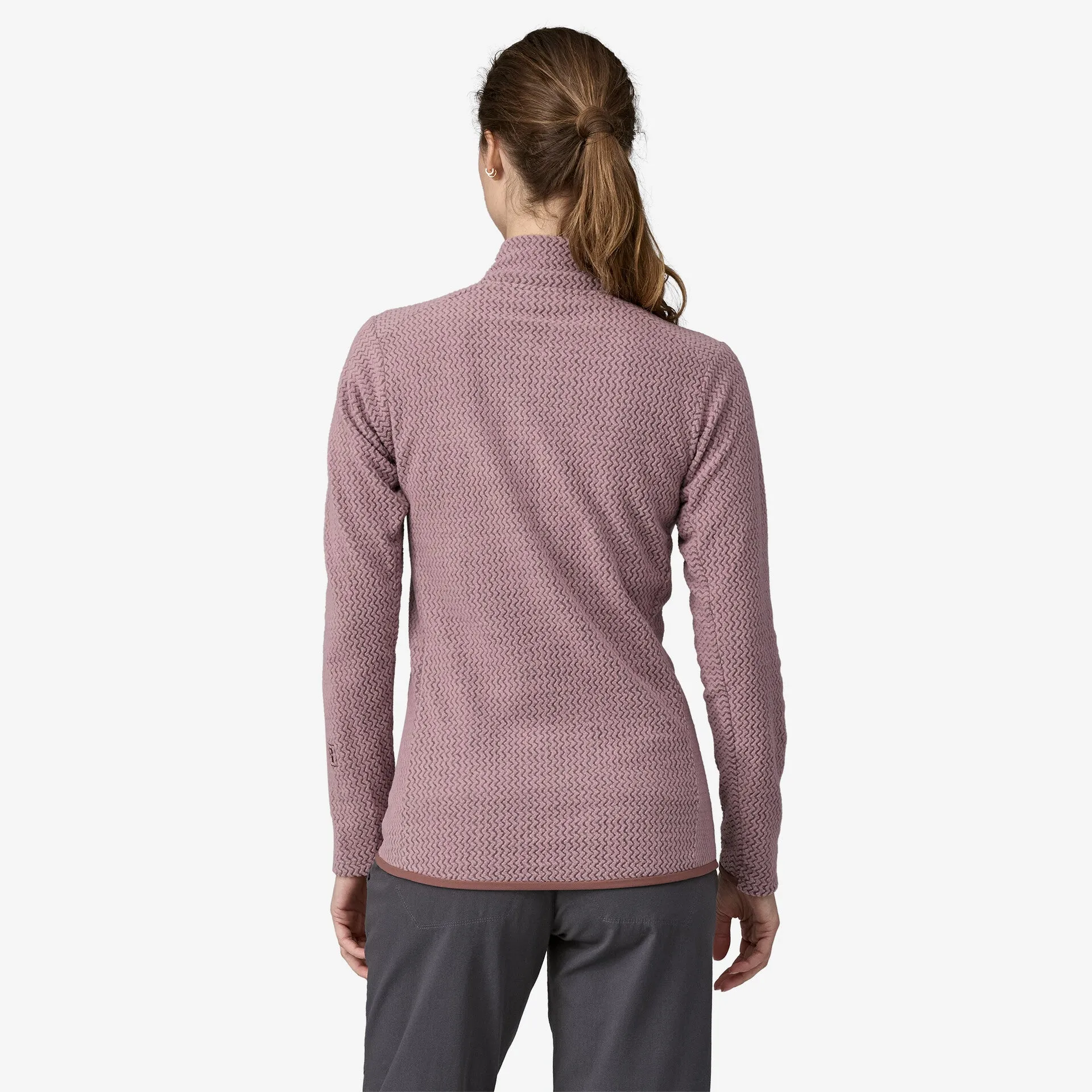 Patagonia Women's R1 Air Zip-Neck - STORMY MAUVE