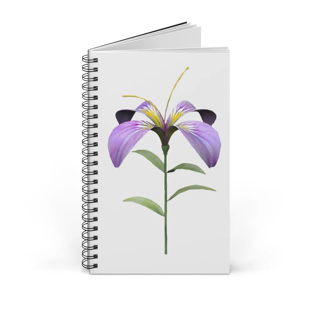 Purple Flower Spiral Journal (EU)