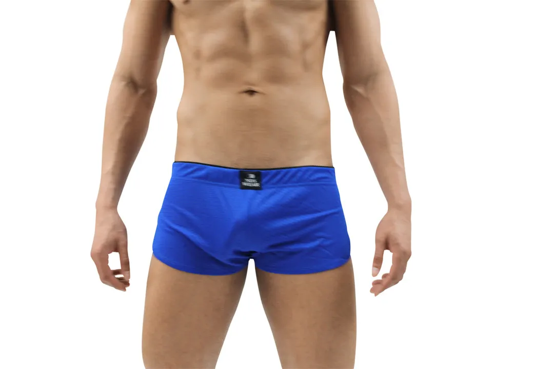 Retro Mesh Side Split Short, Sexy Men's Shorts