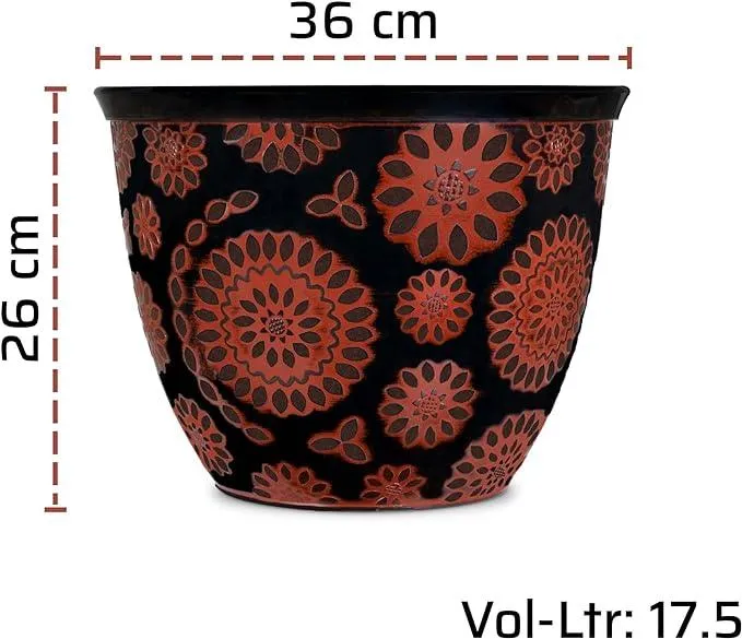 SG Traders™ Chengdu Plant Pots (pack of 2)