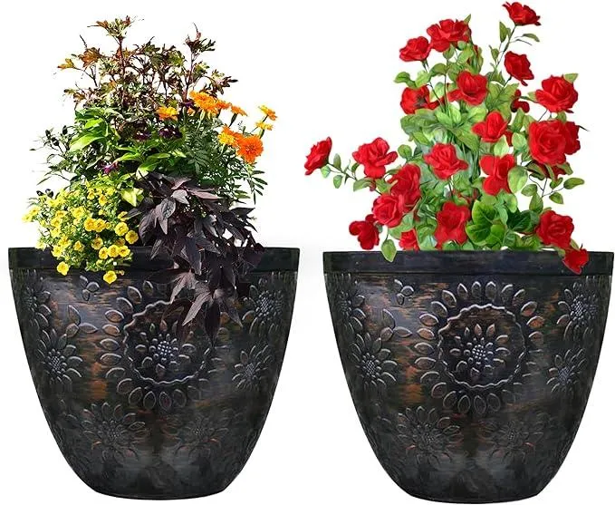 SG Traders™ Chengdu Plant Pots (pack of 2)