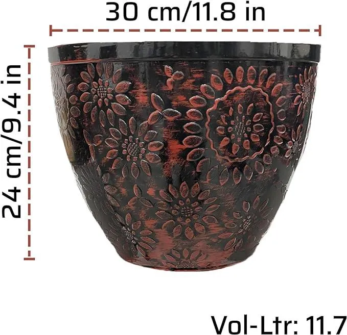 SG Traders™ Chengdu Plant Pots (pack of 2)