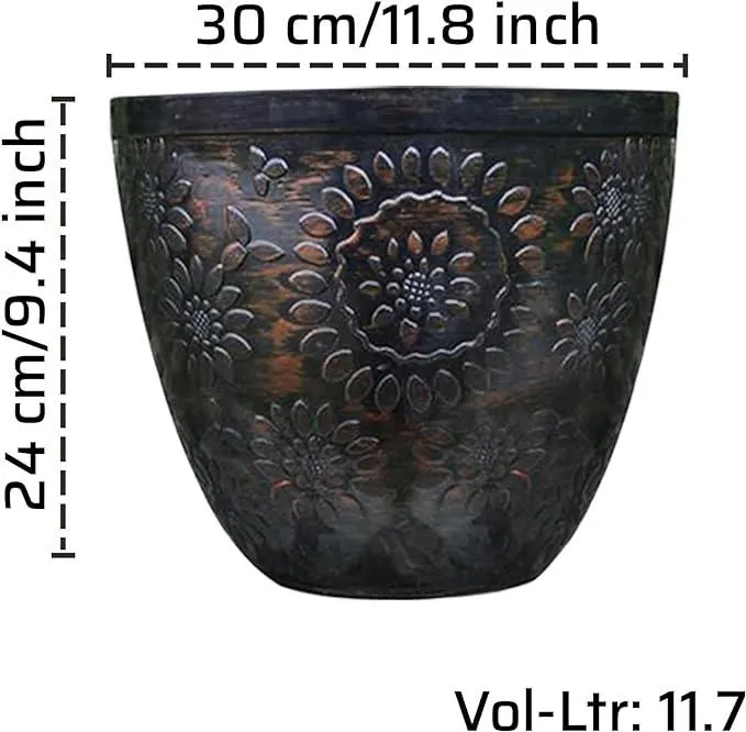 SG Traders™ Chengdu Plant Pots (pack of 2)