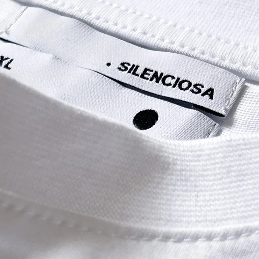 SILENCIOSA Embossed TShirt - White