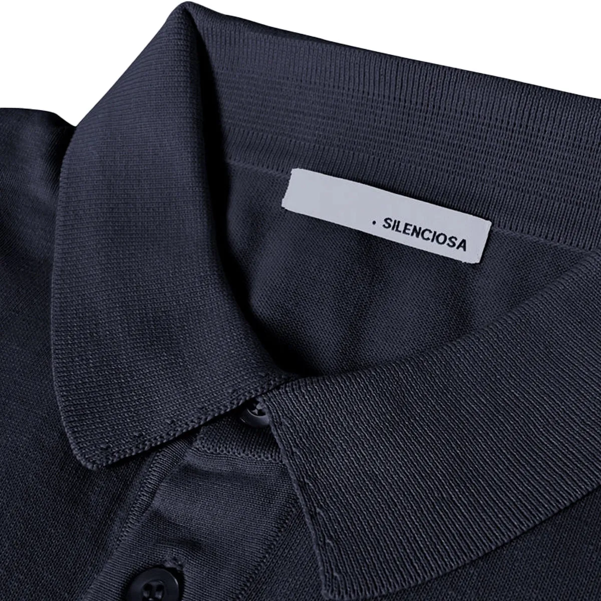 SILENCIOSA Light Polo - Navy