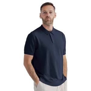 SILENCIOSA Light Polo - Navy