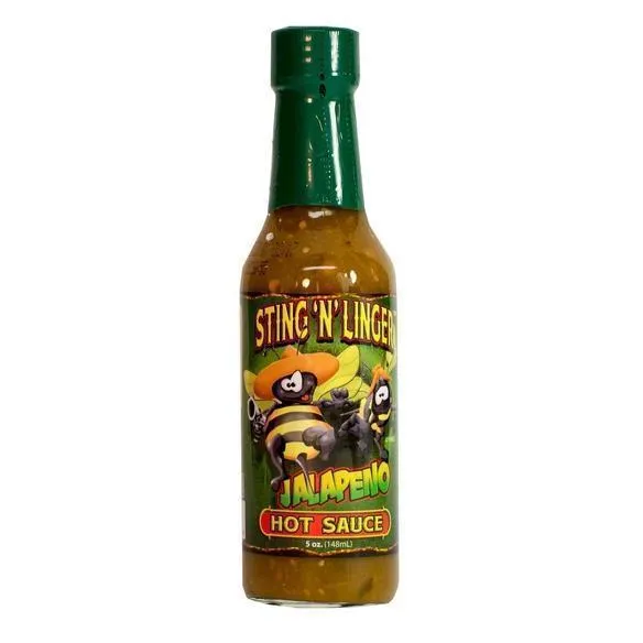 Sting N' Linger Jalapeno Pepper Hot Sauce