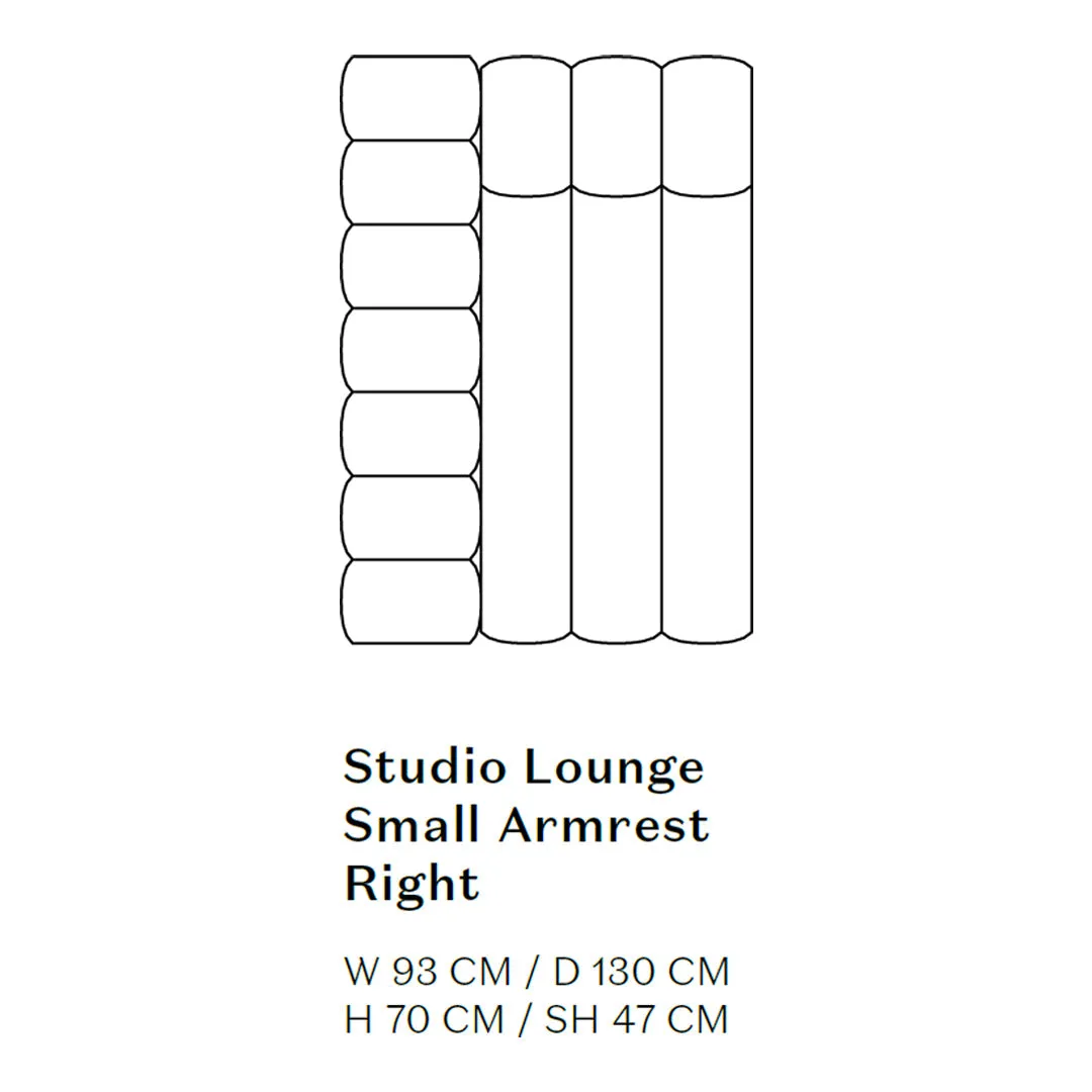 Studio Lounge Sofa w/ Arms - Modules