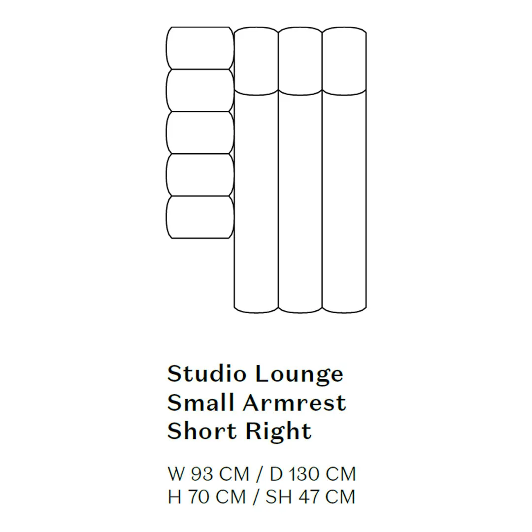 Studio Lounge Sofa w/ Arms - Modules