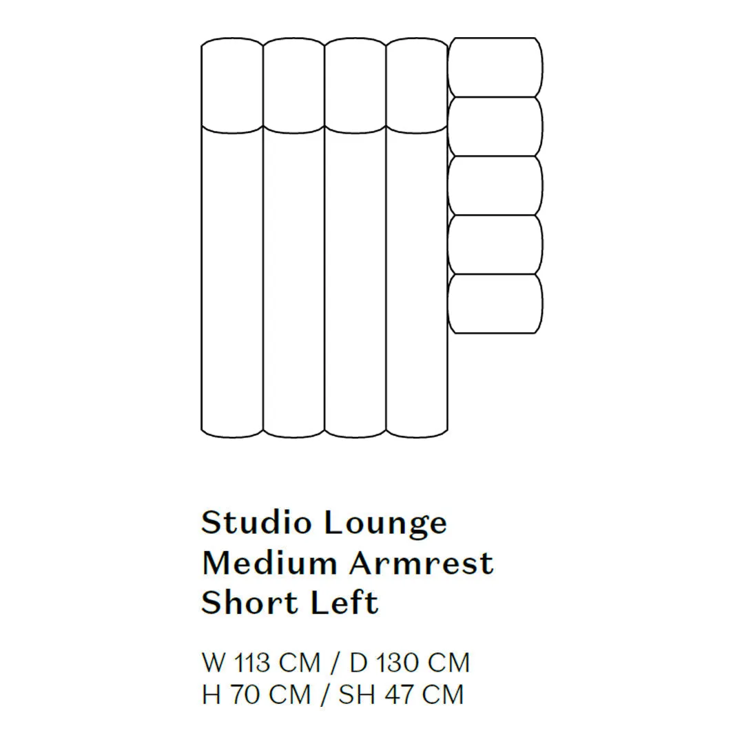 Studio Lounge Sofa w/ Arms - Modules