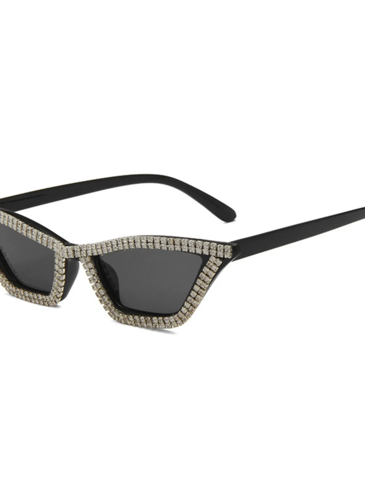 TEEK - Sunshade Sparkle Minimalist Cat Eye Sunglasses