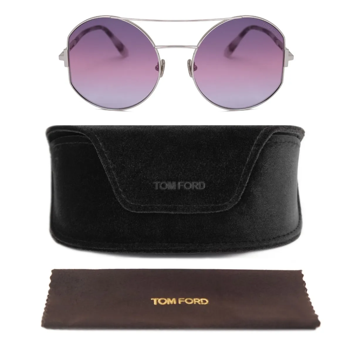 Tom Ford Round Sunglasses FT0782 16Y 60