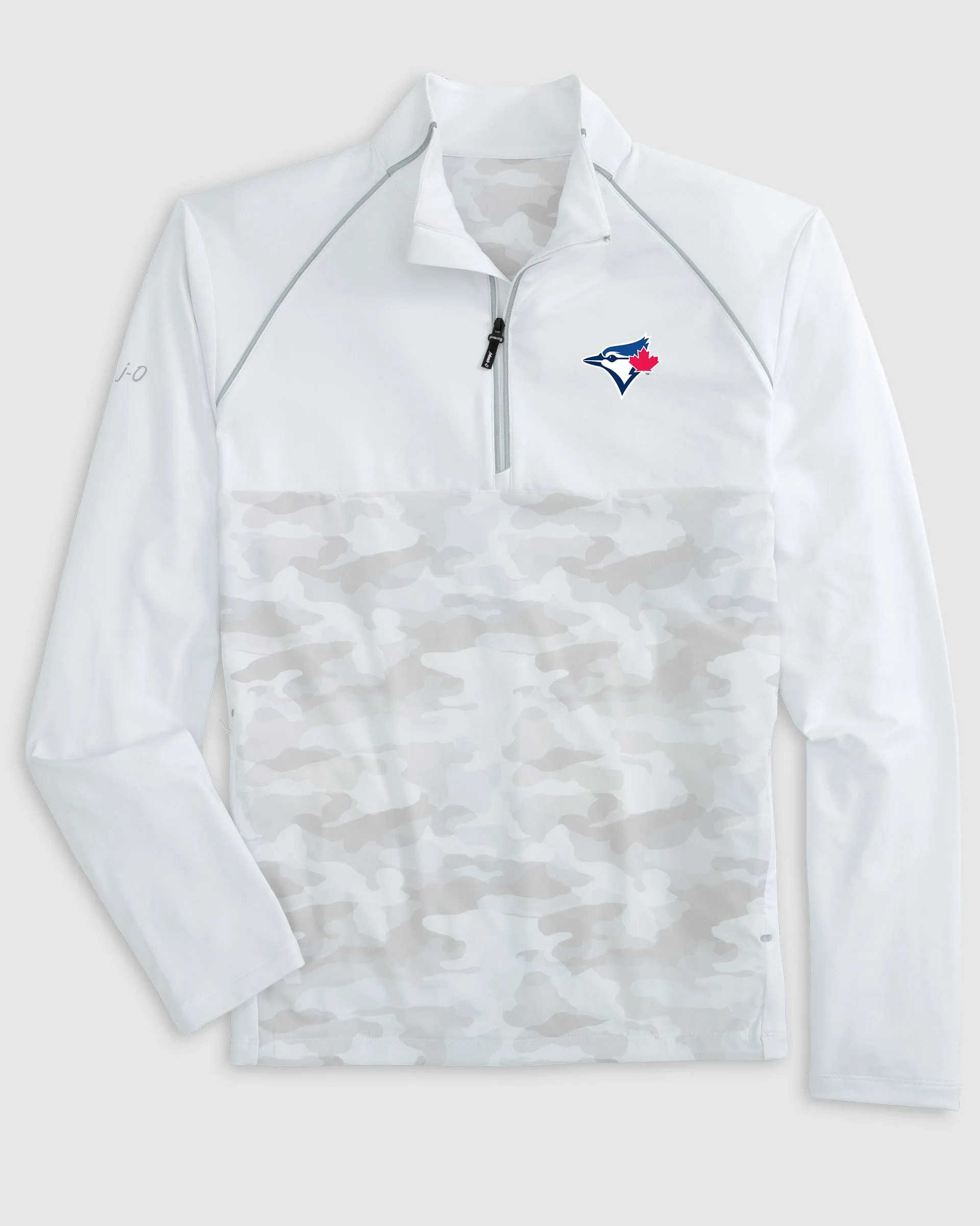 Toronto Blue Jays Keiser Camo Mixed Media 1/4 Zip