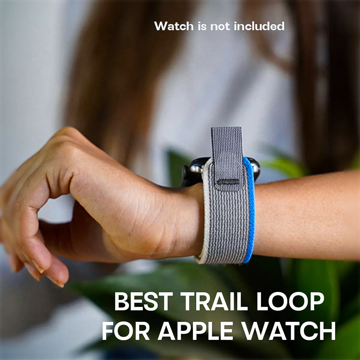 Trail Loop Band Straps For Apple iWatch-42/44/45/49mm-Blue/Grey