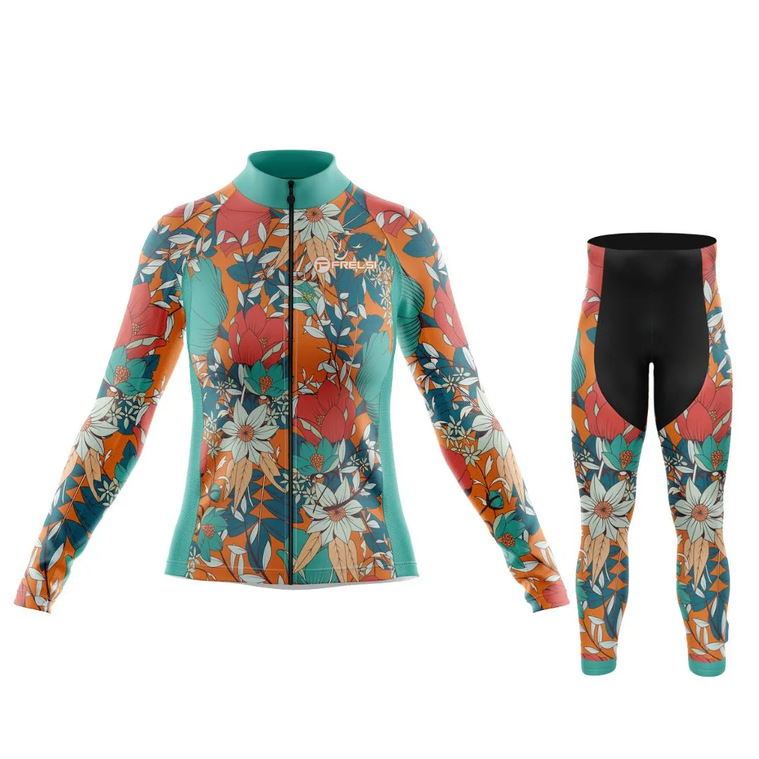 Tropical Fusion | Women's Long Sleeve Cycling Set