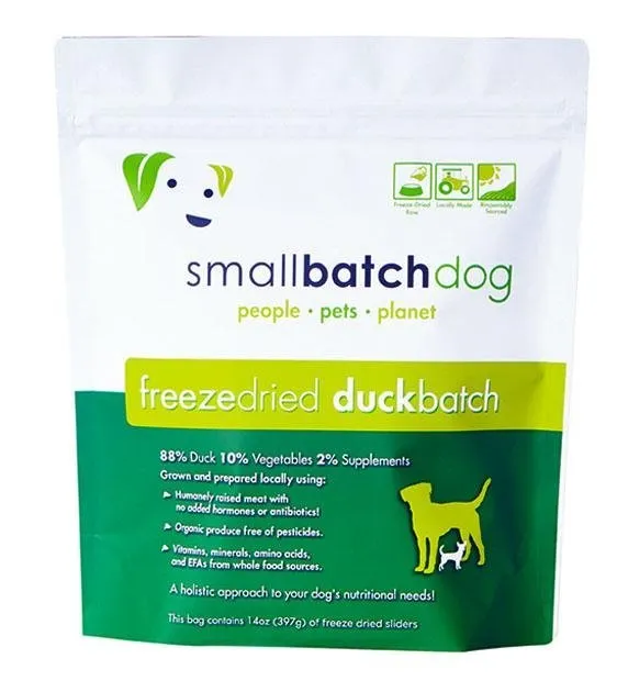 TRY & BUY: Small Batch Freeze Dried Duck Sliders Dog Food