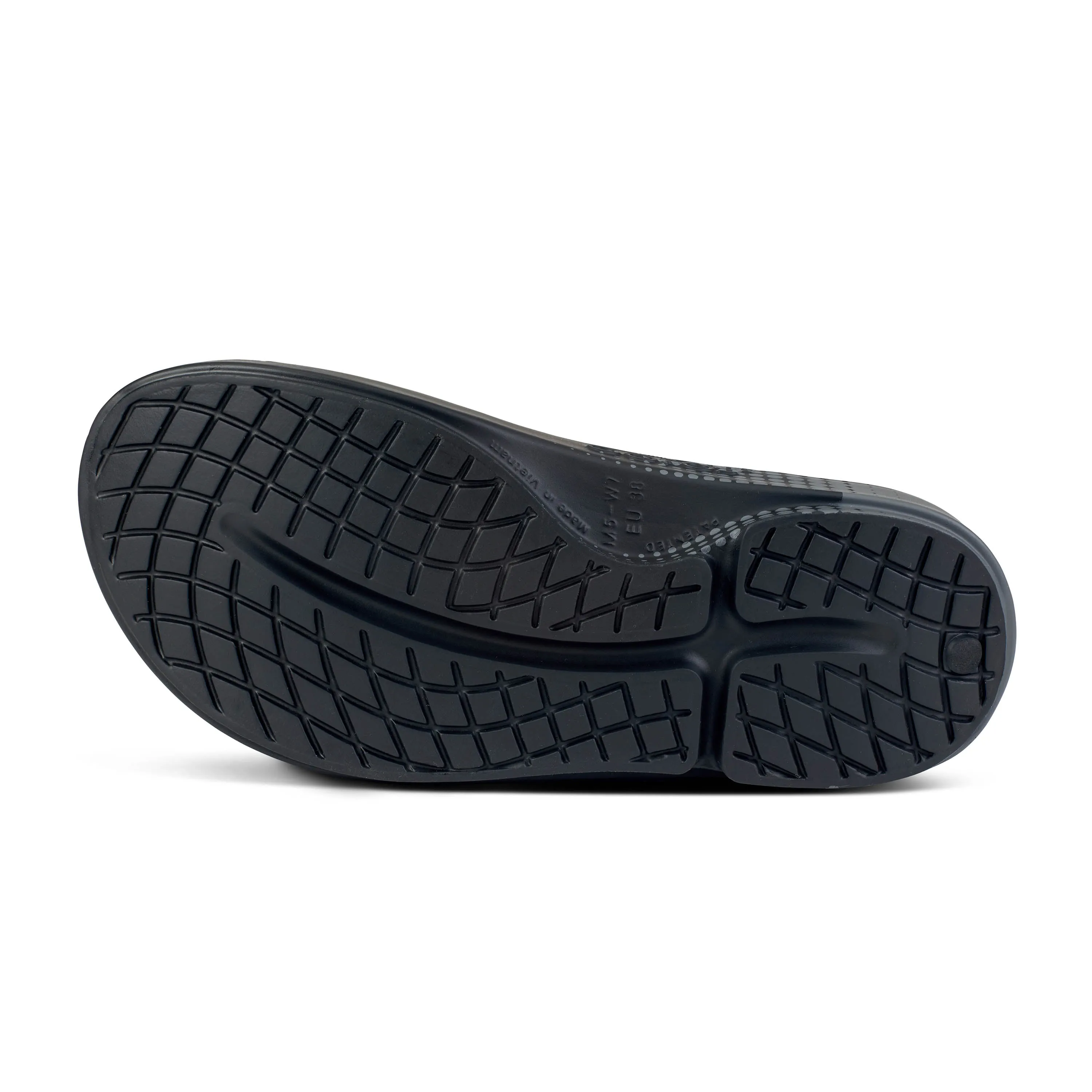 Unisex Oofos OOahh Sport Slide Sandal Color: Matrix Black