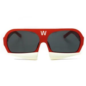 Walter Van Beirendonck Sunglasses Special Red and Grey