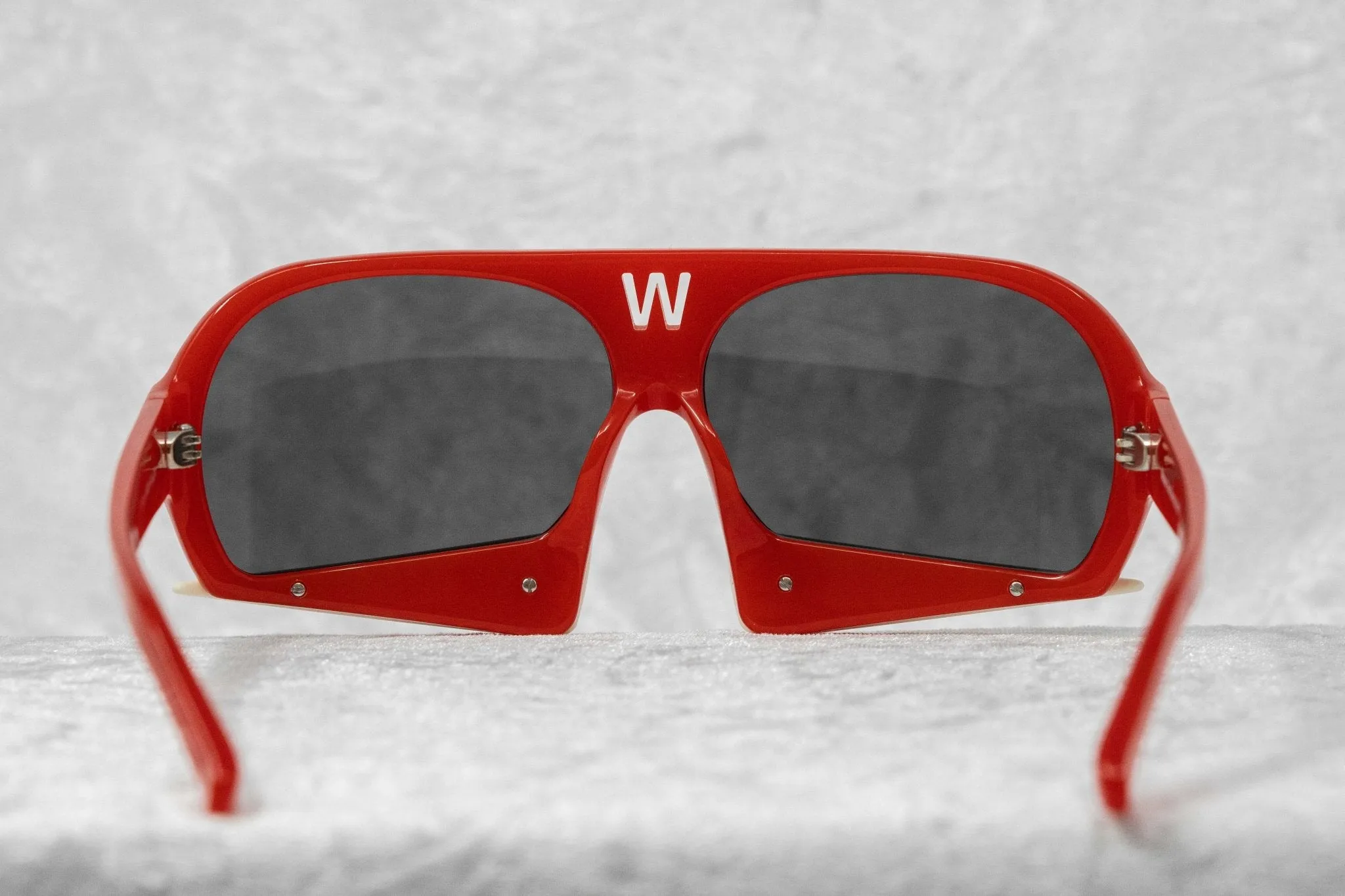 Walter Van Beirendonck Sunglasses Special Red and Grey