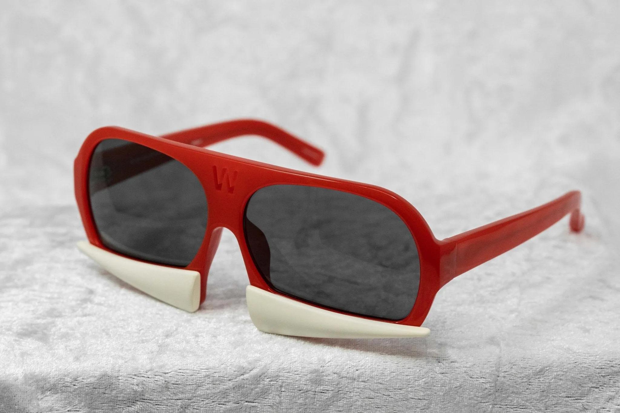 Walter Van Beirendonck Sunglasses Special Red and Grey