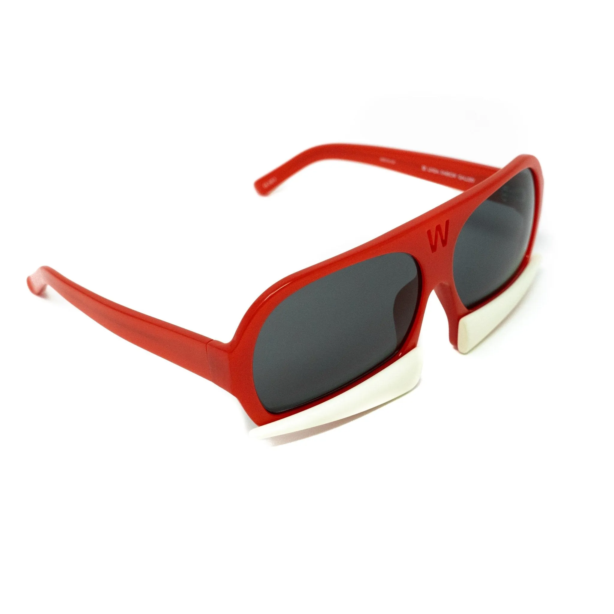 Walter Van Beirendonck Sunglasses Special Red and Grey