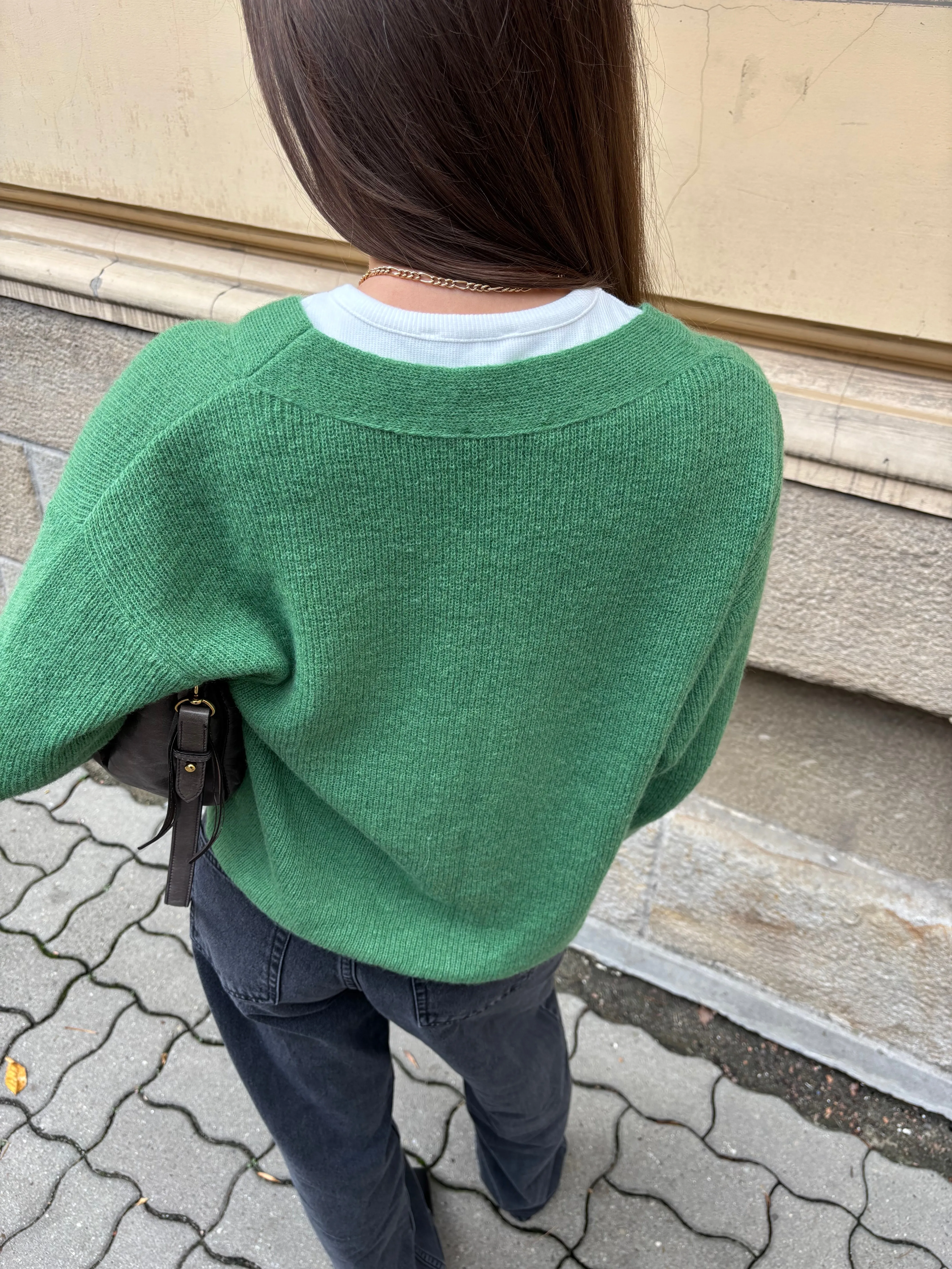 WHISPER WOOLEN CARDIGAN GREEN