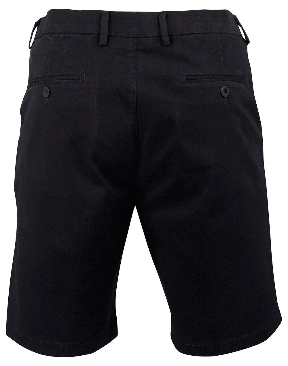 Winning Spirit Mens Stretch Slimfit Boston Chino Shorts (M9381)