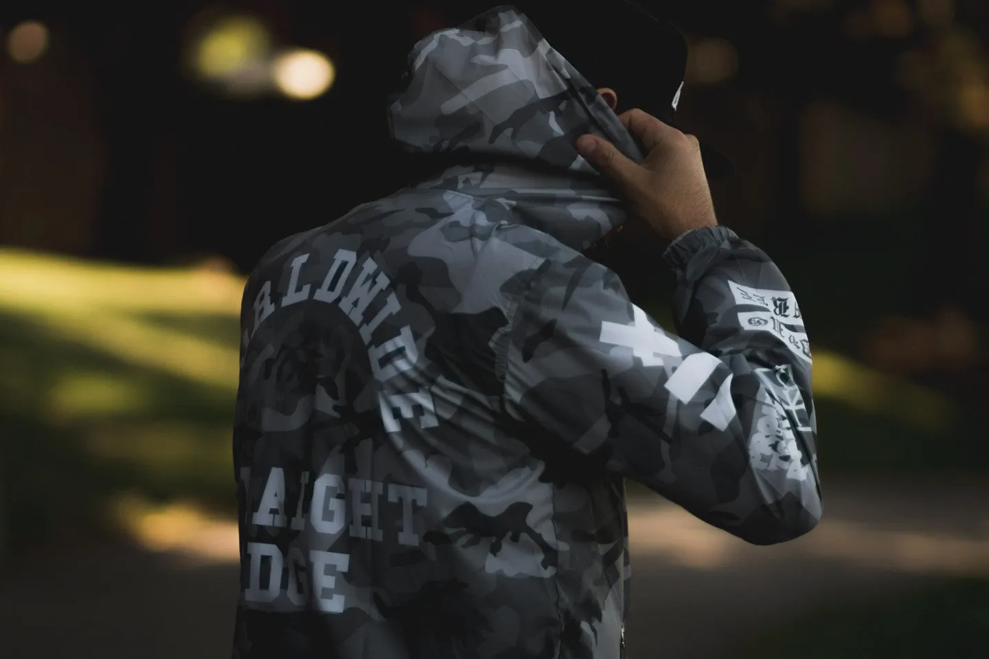 Winter Camo Windbreaker