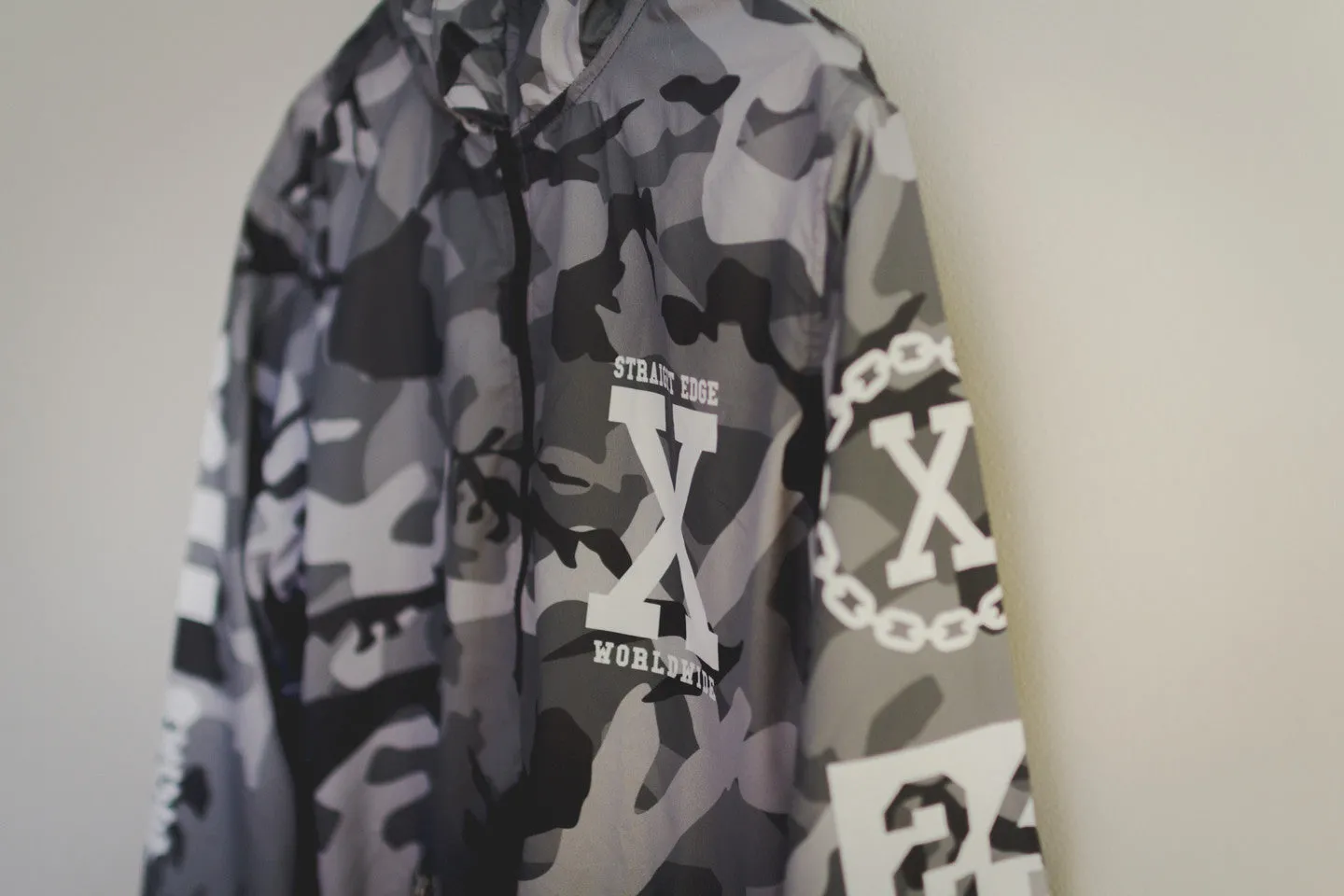 Winter Camo Windbreaker