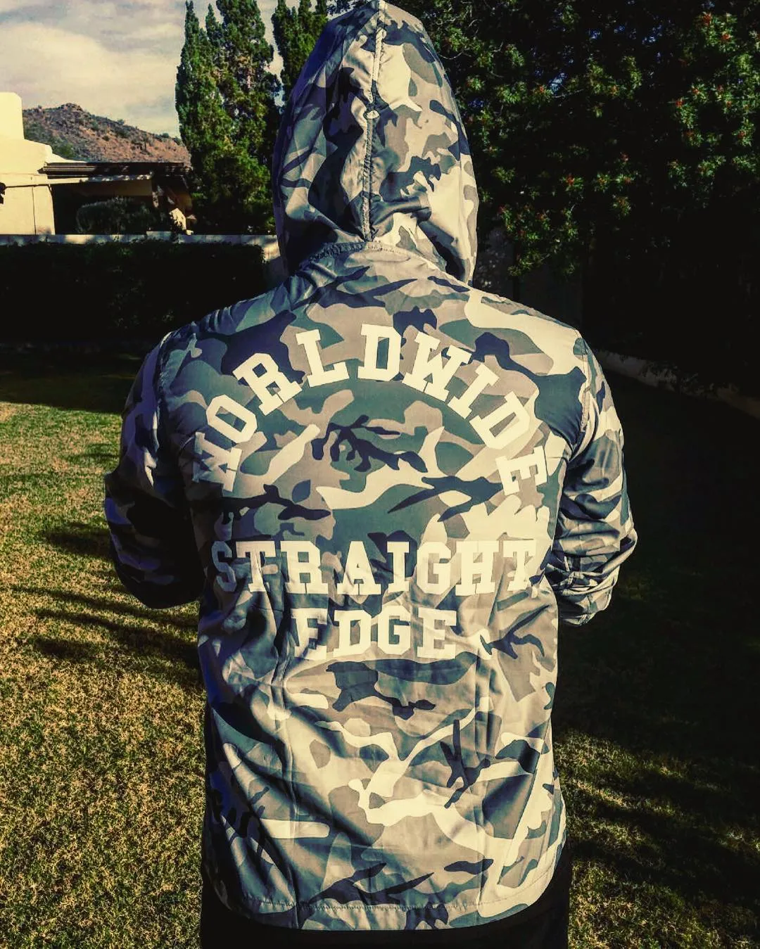 Winter Camo Windbreaker