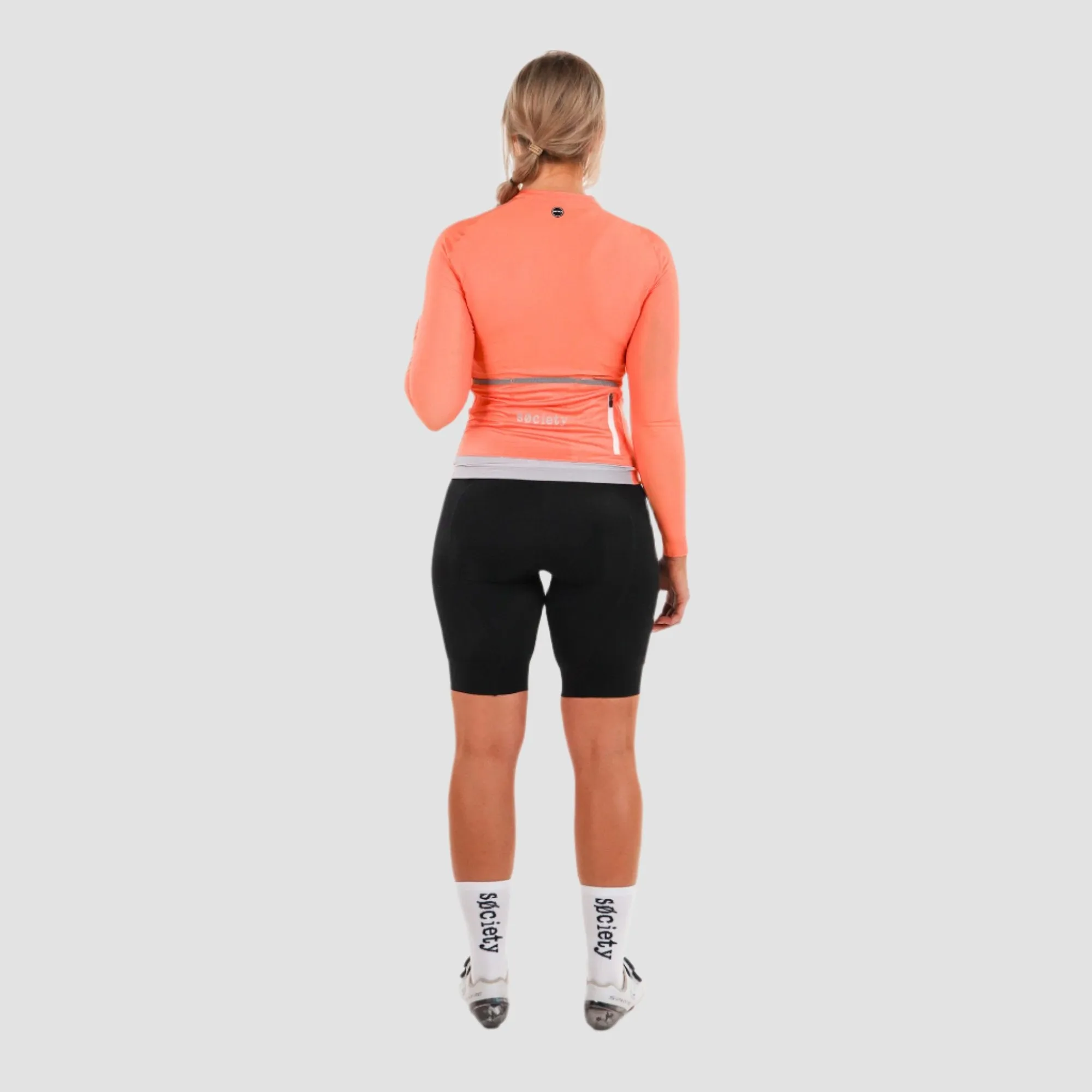 Womens Prevail Long Sleeve Jersey (Peach)