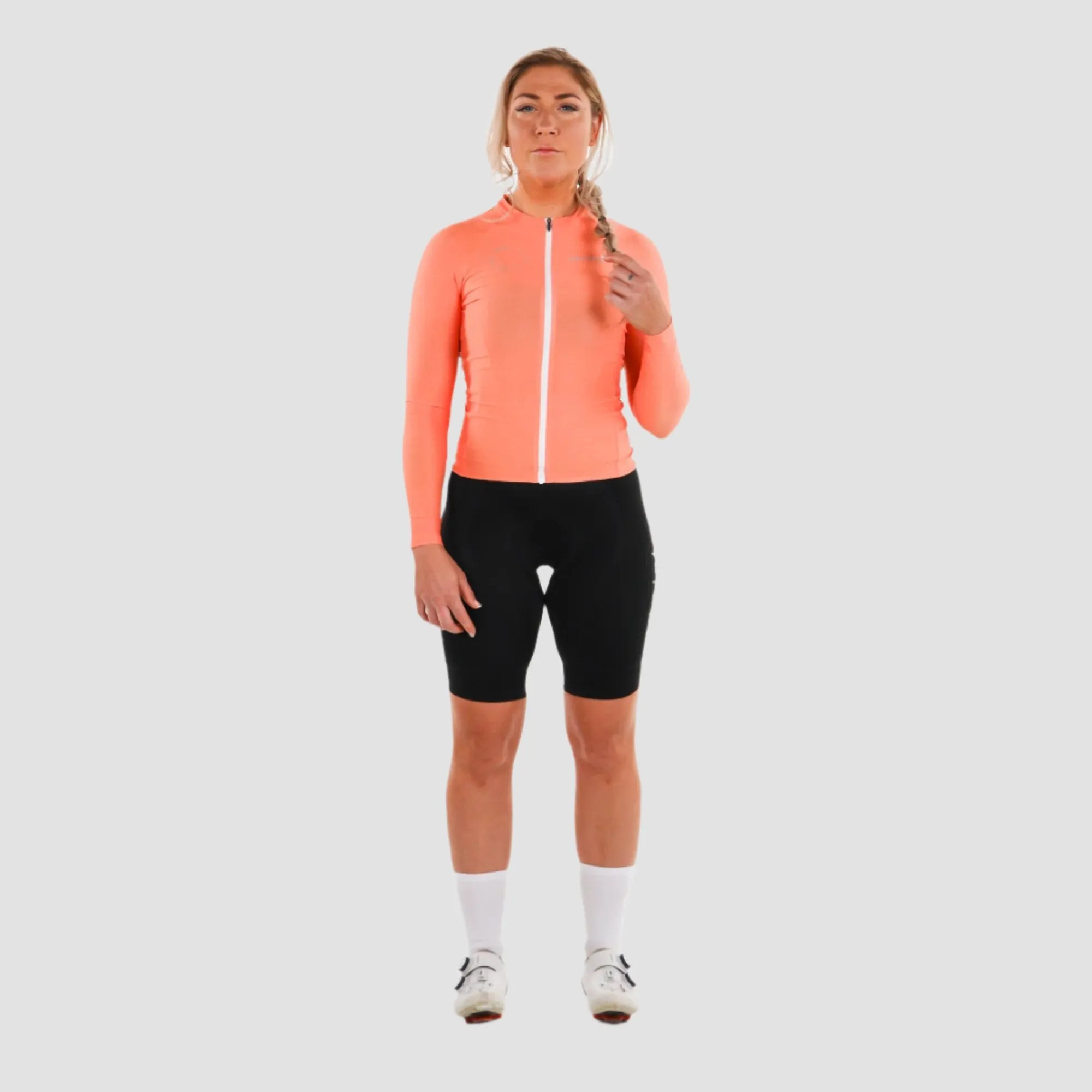 Womens Prevail Long Sleeve Jersey (Peach)