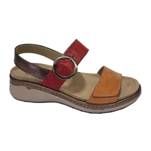 WOMEN'S SUAVE SILVIERA SANDAL | GOLDEN / RUBY / TIGER