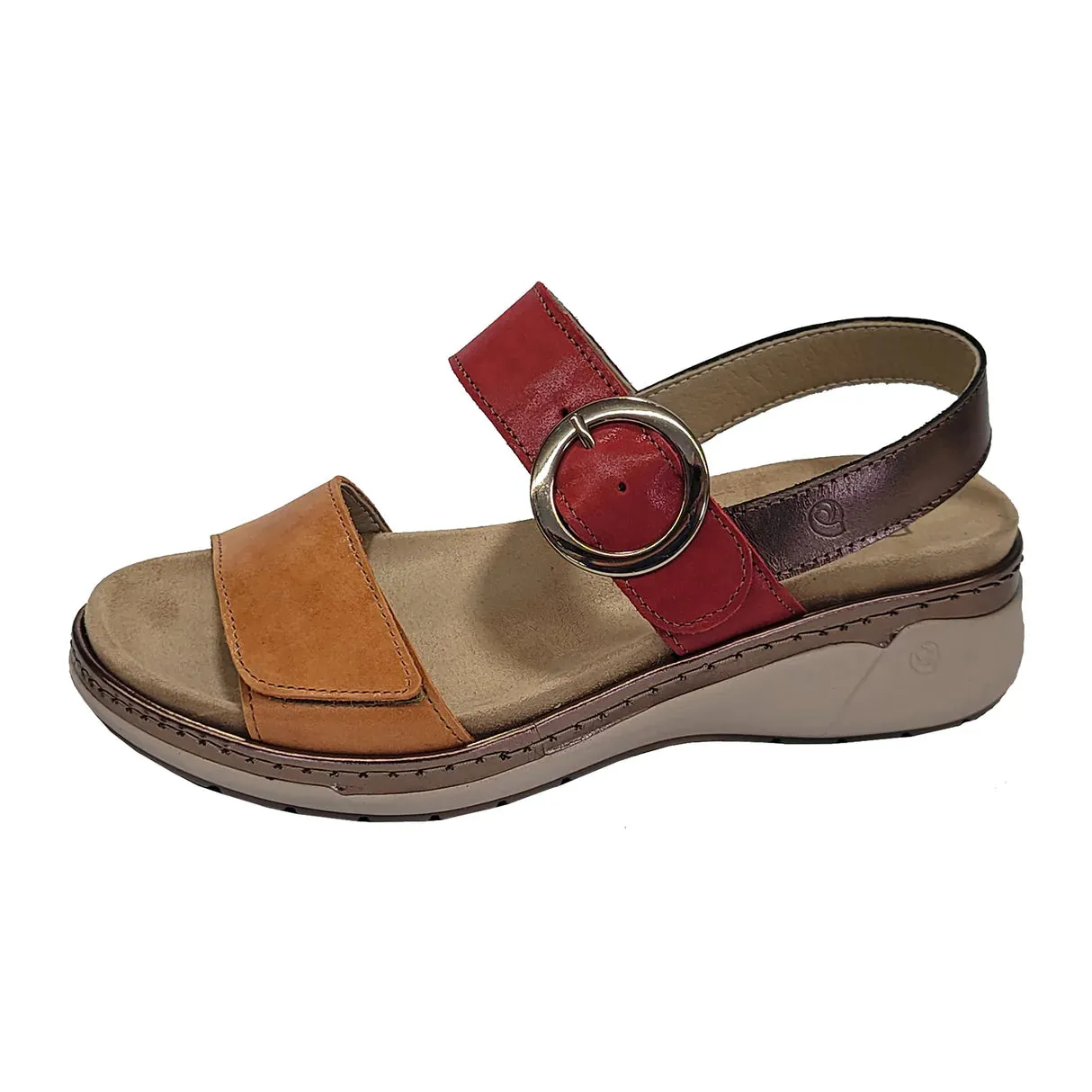 WOMEN'S SUAVE SILVIERA SANDAL | GOLDEN / RUBY / TIGER